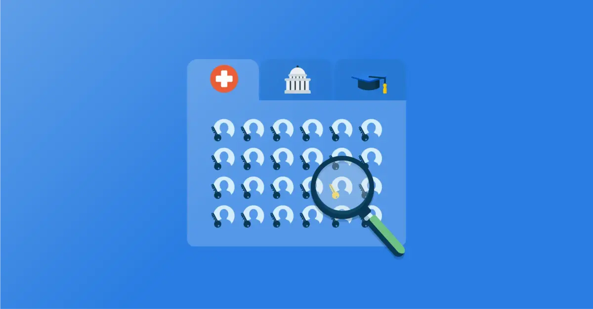 Identity governance challenges in healthcare, government and education